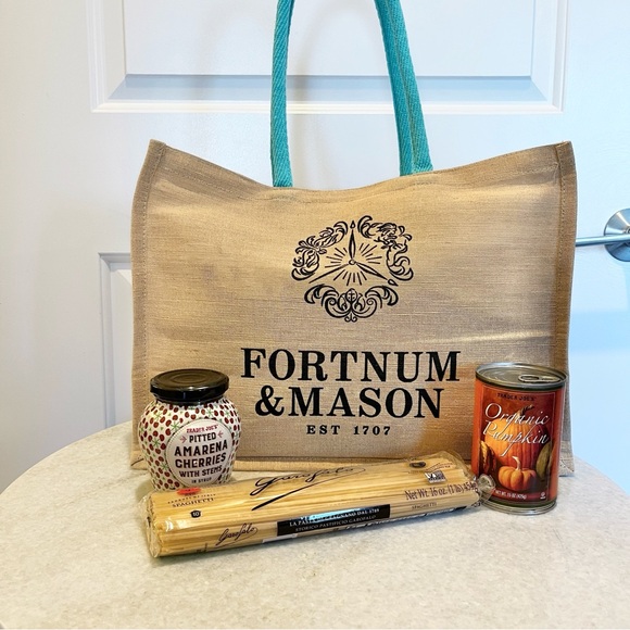 Fortnum & Mason Jute Shopping Tote Bag - Picture 4 of 6